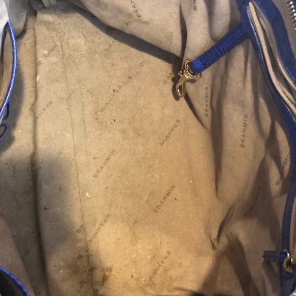 Authentic sapphire blue Brahmin purse - Picture 2 of 2